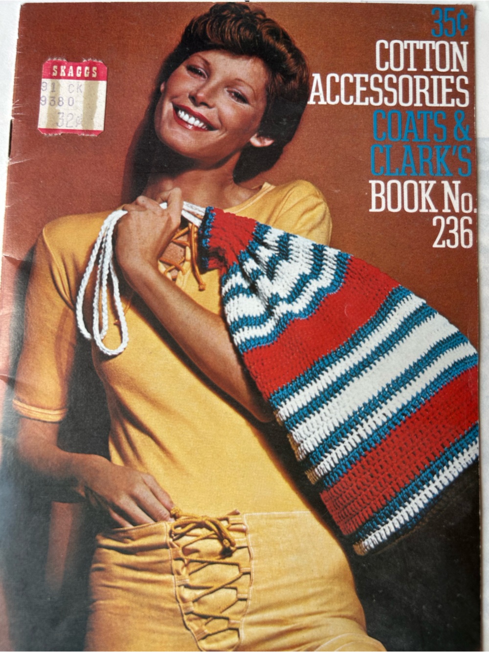 vintage 1974 crochet pattern booklet from Coats & Clark